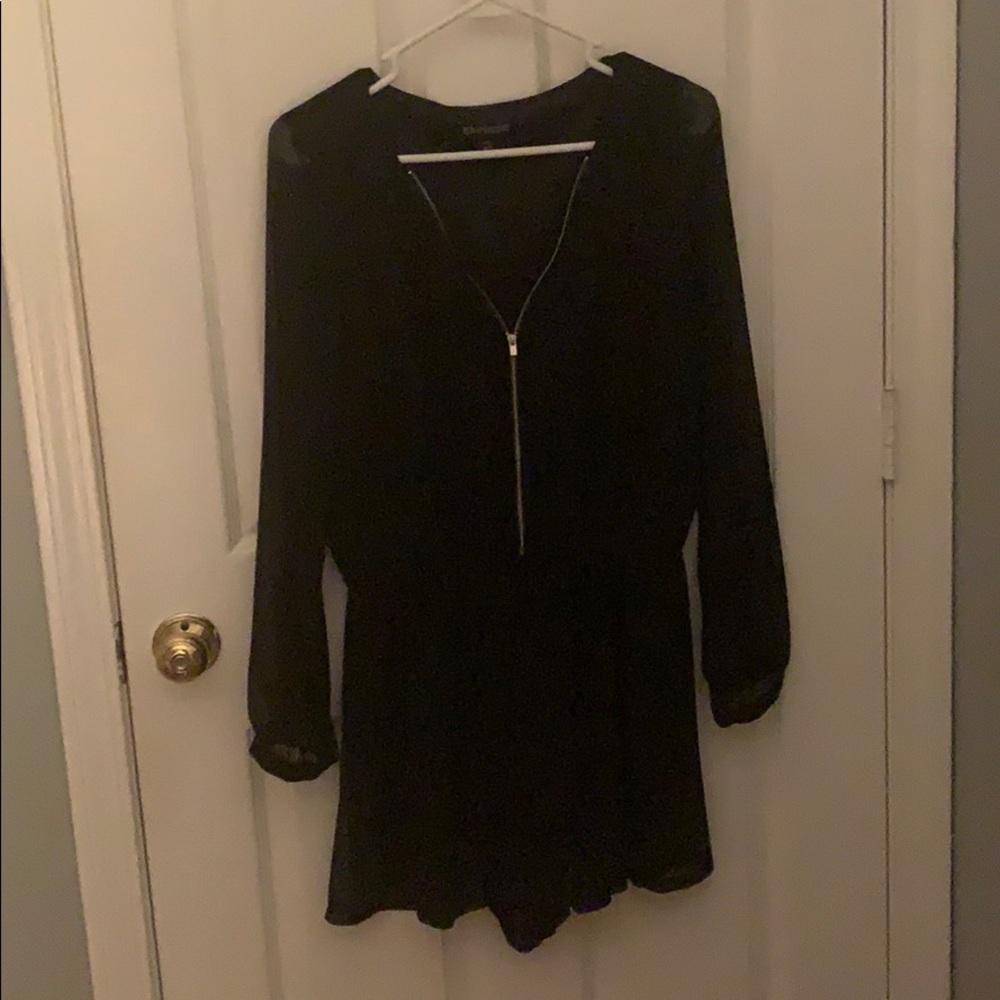 Black express romper